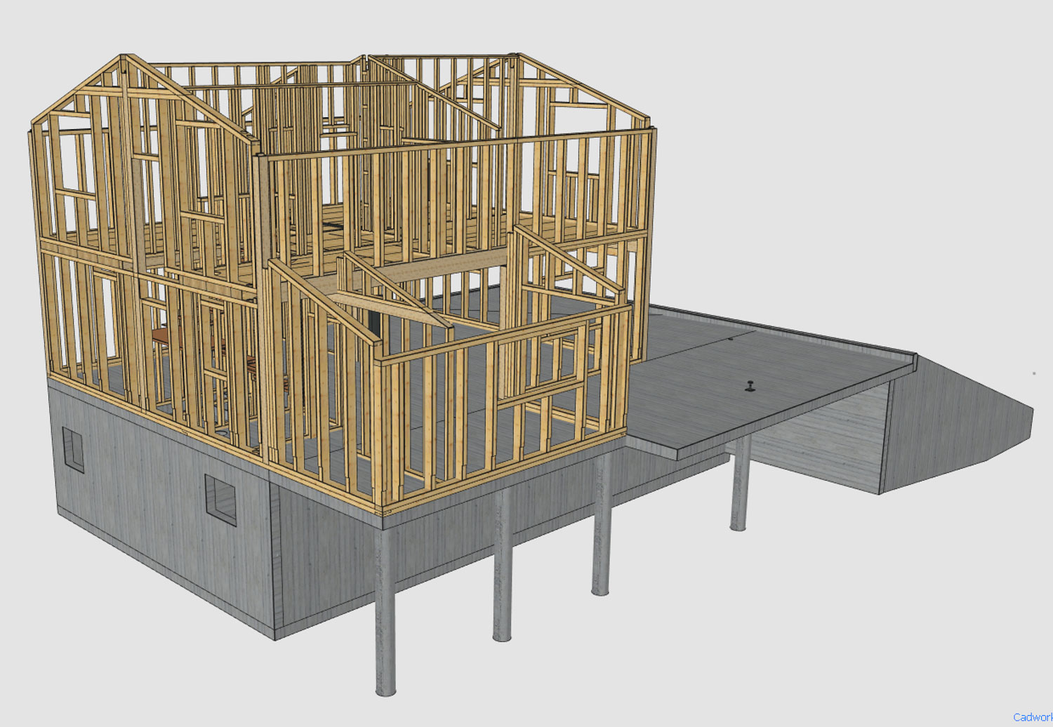 Cime Concept Bois Modelisation 3D 01